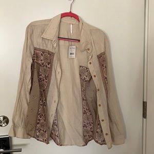 Free People Button Down Never Worn